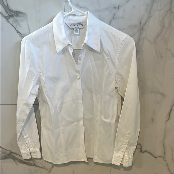 Annex White Button-Up Shirt - Picture 1 of 5